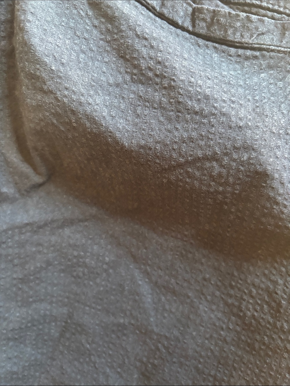 Men's Navy Seersucker Chinos - Comfortable Casual Fit - Picture 7 of 7